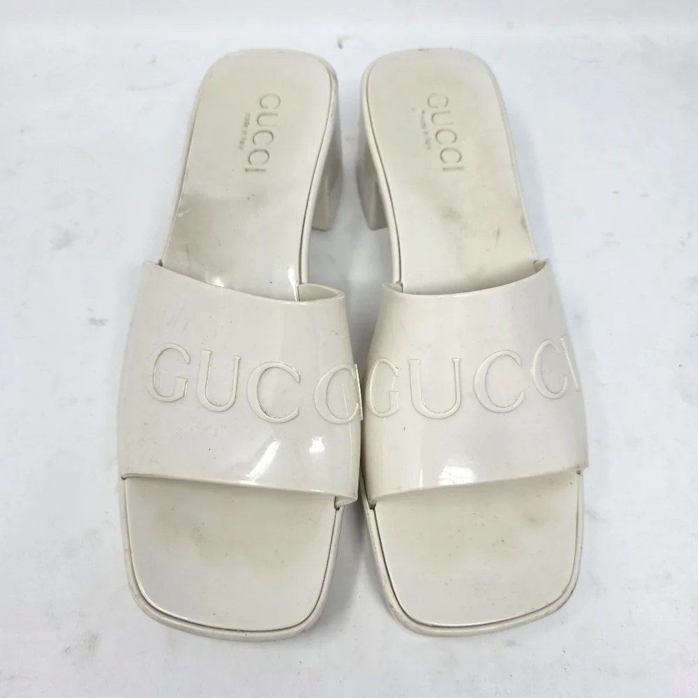Gucci Cream Mules - Picture 4 of 10
